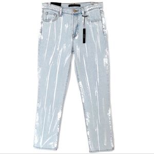 J Brand Gigi High Rise Crop Cigarette Jeans Denim Pants Size 27 or 4  NWT